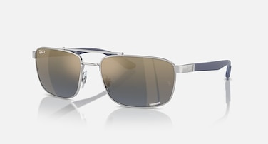 Ray-Ban CHROMANCE RB3737CH 003/J0 60 Rectangle Style Sunglasses