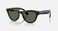 Ray-Ban Meta Skyler (Size 52) Shiny Smart AI Glasses for Men and Women - Shiny Black / G15 Green (International Version)