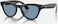 Rayban Meta Skyler Smart Glasses, Advanced Camera &amp; Video, Integrated Speakers &amp; Microphones, Smart Controls, Battery &amp; Storage, Shiny Black / Clear to Transitions Cerulean Blue   RW4010E0