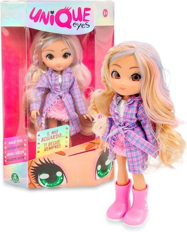 UNIQUE eyes
Fashion Doll Rebecca- Toy Dolls with Lifelike eyes, for girls aged 3 and above
