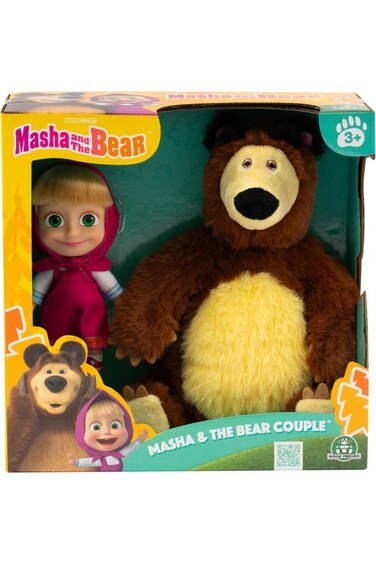 Simba Masha 12cm Doll And Bear 20cm plush 6800021000