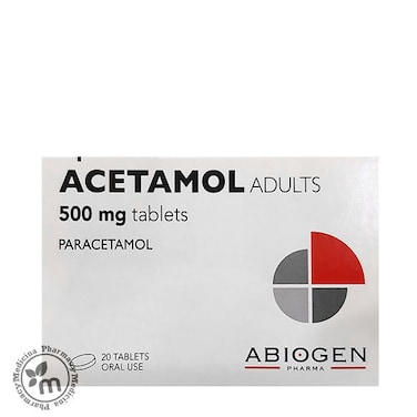 Acetamol (Paracetamol) 500Mg Tab 20S