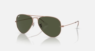 Ray-Ban AVIATOR ROSE GOLD RB3025 Pilot Style Sunglasses