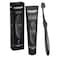Curasept Black Luxury Whitening Toothpaste With Activated Carbon 75ml + Curasept Whitening Toothbrush, Pack of 2 pieces