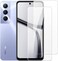 Muzz Realme C65 Tempered Glass Screen Protector, 9H Hardness, 0.33mm Thin, 3D Arc Edge, Anti-Explosion, 2 Pack, Clear