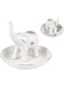 SYOSI Ceramic Elephant Jewelry Organizer Tray, 4.5" Dish for Rings, Necklaces, Bracelets, Trinkets, and Snacks - for Engagements and Weddings