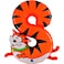 40" Animaloon 8 Cat