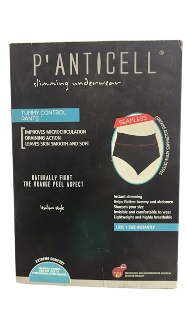 P`ANTICELL TUMMY CONTROL PANTS BLACK S/M 36-40