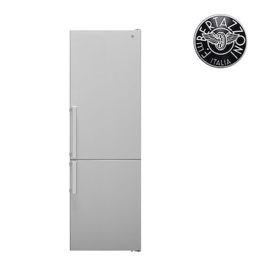 BERTAZZONI 186 CM 330 L Italian Made Freestanding Fridge and Freezer, ZeroFresco Chiller Drawer,  PureBreeze UV,  Antibacterial Protection,  NoFrost, Stainless Steel, White Color, Live Temperature Control Refridgerator 4 Star RBM60F4FXNC, Build to Store Perfectly