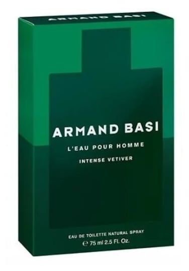 Armand Basi L'eau Pour Homme Intense Vetiver EDT 75ml for Men