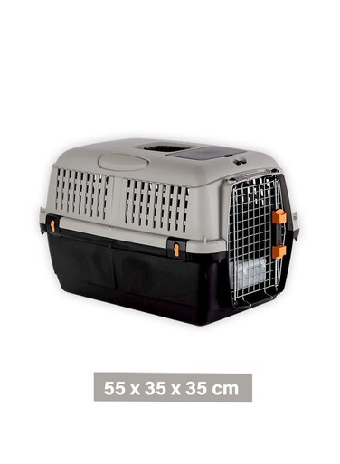 حاملة أطفال براكو للسفر - 2 (رمادي وأسود)