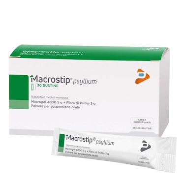 Macrostip Psyllium Powder Sachets for Oral Suspension 9g, 20's