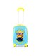 Universal Minions Licensed 18" Kids Luggage with Reusable Stickers, Carry On Travel Suitcase with 4 Wheels, Lightweight Toddler Trolley, Durable ABS Hardshell, Anti-Theft Zipper, Telescopic Handle