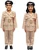 UAE Police Officer Costume &ndash; Premium Brown Unisex Set for Kids - Small
