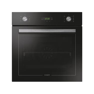 Candy Timeless 70L Built in Electric Oven Fan Assisted, A+ Energy Class, Aquactiva Cleaning, 8 Functions, Elegant Black Finish
