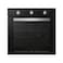 Candy Moderna 84L Built in Gas Oven Black Finish, Rotisserie Function, 4 Cooking Modes, Class A Energy Efficient, Wall Embedded Guides