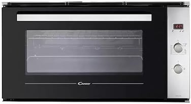 CANDY 90 x 48 cm 100 Liters Italian Made Stainless Steel Complete Built-in Gas Oven with Grill - FCG942DLX SASO Cooling fan + flame safety + turnspit included   1 Year warranty