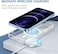 IPhone 12 Pro Clear Magnetic Cover, MagSafe Compatible, Hybrid Protective, Crystal Clear Back Case, Shockproof Silicone Frame, Slim Transparent Case (iPhone 12 Pro)