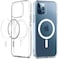 IPhone 12 Pro Clear Magnetic Cover, MagSafe Compatible, Hybrid Protective, Crystal Clear Back Case, Shockproof Silicone Frame, Slim Transparent Case (iPhone 12 Pro)