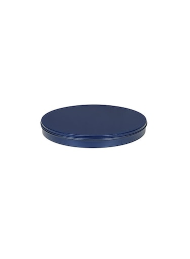 Non Stick Cake Tray With Lid Blue/White 11inch