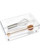 Idesign Linus Cutlery Tray For Silverware, Compact Kitchen Accessories For Storage And Organising Cutlery, Made Of Durable Plastic, Clear, Small