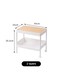 2 Layers Kitchen and Bedroom Storage Rack and Drawer with Wheels