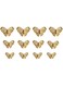 Hollow-out simulation butterfly decoration golden butterfly wall paste