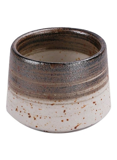 Barista Zone Handmade Stoneware Mug White/Brown 150ml