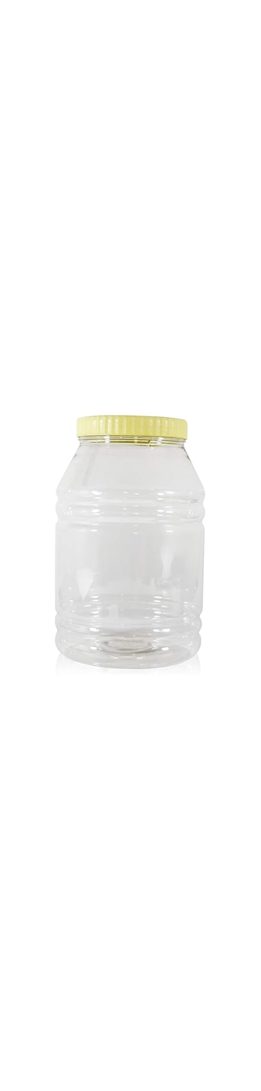 Sunpet Alsaqer Round SpiceJar/Pet Jar/Plastic Food Storage Jar 5000 ml Capacity