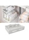 Luqeeg Pull Out Drawers for Cabinets, Carbon Steel Slide Out Cabinet Drawer, Heavy Duty Cabinet Shelf, Base Cabinet Organization ​for Kitchen, Pantry, Bathroom (White)
