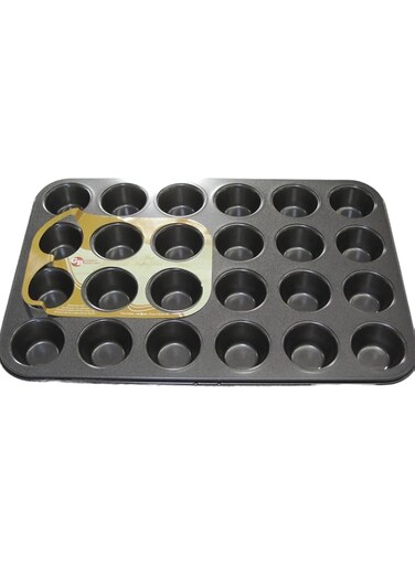 HOME MAKER GRANITE-24 CUP MINI MUFFIN PAN