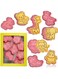 Sakolla Animal Cookie Cutters With Plunger Stamps Set,8 Piece 3D Animal Embossing Cutters For Biscuit Fondant Cheese Baking Molds