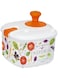 Solmazer HEREVIN - 4.2Lt Decorated Salad Dryer-Vegetables Orrange