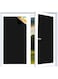 ChicAbode Stick On Blackout Blinds, Blackout Window Blinds, Light Blackout Uv Resitant Privacy Without Gel, Easy to Remove, for Windows, Balcony Doors, Sloping Roof, 45x100, Black