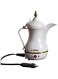Arab Gulf Dalla Arabic Kehwa Tea Coffee Maker With Car Charger/Adapter For Traveling 400 Ml White GA-C91844