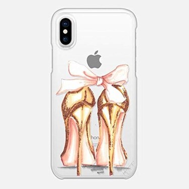 Casetify Snap Case Golden Heels For iPhone X