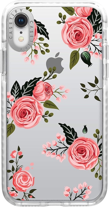 جراب Casetify لهاتف iPhone XR - ورود زهرية وردية (iPhone XR)