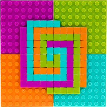 Strictly Briks Mini Tower 05 - Mini Pixel Set Multi 806810340059
