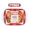 Pyrex Irresistible 2.1L Rectangular Glass Roaster - Oven, Microwave &amp; Freezer Safe