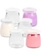 6-Pcs, 100ml Yoghurt Jars pudding Jar with Lid Glass Container With Lid For Milk Jams Jelly Mousse Yogurt Making, Jam, Jelly, Mousse &amp; Honey - Reusable, Round Containers for Home Kitchen Storage