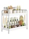 Uniface Spice Rack, 2 Tier Spice Rack Organizer, Seasoning Organizer, Spice Organizer for Countertop, Bathroom Kitchen Countertop Organizer, Spice Storage Shelf Freestanding Spice Holder