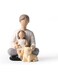 NALACAL Father and Daughter Figurines, Sculpted Hand-Painted Figures Gifts for Father or Daughter, Gifts for Father&rsquo;s Day Anniversary Birthday, Desktop Home Bedroom Living Room Decoration