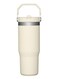 Stainless Steel Tumbler - Vacuum Insulated Water Bottle for Home, Office or Car Reusable Cup with Straw Leak Resistant Flip Cold 12 Hours Iced 2 Days, 30oz