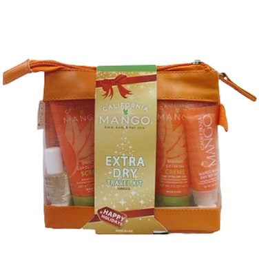 California Mango (W) Extra (Exfoliating Scrub +cleansing Gel+extreme Creme+mend Skin Balm+magic Oil) Kit