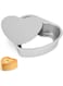 Azonee Heart Shaped Cake Pan, 8 Inch Aluminium Cake Baking Pans, Muffin Cheesecake Mold Bakeware with Removable Bottom, Nonstick Heart Shaped Molds for Kitchen Birthday Valentine Day Wedding