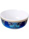 DINEWELL MELAMINE ROYAL D&Eacute;COR SIDE BOWL, 4 INCH , BLUE/WHITE, DWB5007RD ,1 PC