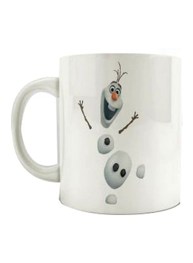 Quote Printed Mug White/Blue/Black