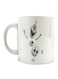Quote Printed Mug White/Blue/Black