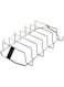 ProQ - 3in1 Rib Rack &amp; Roaster - Stainless Steel