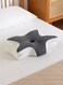 Ergonomic Memory Foam Pillow   Grey Neck Support Orthopedic Roll Pack Queen Size 60x40x13cm